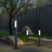 levne Světlo na cestě-venkovní světlo na sloupky venkovní led světla na cestu 30/40/60/80 cm hliníkové antracitové základní světlo, moderní designová zahradní lampa, ip65 odolná vůči povětrnostním vlivům, zahradní stojací