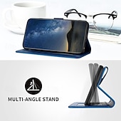 cheap iPhone Cases-Phone Case For iPhone 16 iPhone 15 Pro Max iPhone 14 13 12 11 Pro Max Mini SE X XR XS Max 8 7 Plus Wallet Case Magnetic with Wrist Strap Kickstand Flower Floral TPU PU Leather