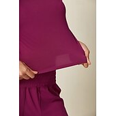 economico Magliette-top athleisure reversibile a maniche lunghe