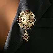 cheap Accessories and More-Rococo Baroque Victorian Brooch Pins Ren Faire Brooches Edwardian Women&#039;s Royal Masquerade Event / Party Adults&#039; Brooch