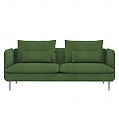 economico Copridivano-Copertura per Divano in Velluto Colore Unito con Braccioli Lavabile e Asciugabile in Macchina Coperture in Velluto