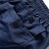 お買い得  メンズアクティブショーツ-男性用 スウェットショーツ ショーツ スポーツ 日常 速乾性 快適 ポケット ドローストリング 弾性ウエスト 平織り ショート 体操服 カジュアル アクティブウェア ブラック ホワイト マイクロエラスティック