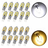 זול נורות דו-פיניות לד-10/20 יחידות מיני g4 נורת led 2w אמפולה led מנורת ac dc12v ac 220v נורות תירס להחליף זרקור הלוגן נברשת מנורת הלוגן