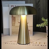 baratos Candeeiros de mesa-Luminária de Mesa Sem Fios Simples / Contemporâneo Moderno Carregamento USB Para Sala de Estar / Quarto Metal Bronze / Preto / Dourado