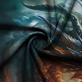  Per uomo Grafico Animale Drago Maglietta Manica Corta maglietta Stampa 3D Girocollo Camicia Quotidiano Designer Casual Ferie Uscire Nero Rosso Blu Primavera & Estate Abbigliamento S M L XL 2XL 3XL