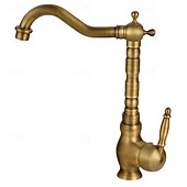 abordables Robinets de lavabo-Robinet lavabo - Jet pluie Plaqué Set de centre Mitigeur un trouBath Taps