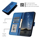 cheap iPhone Cases-Phone Case For iPhone 16 iPhone 15 Pro Max iPhone 14 13 12 11 Pro Max Mini SE X XR XS Max 8 7 Plus Wallet Case Magnetic with Wrist Strap Kickstand Flower Floral TPU PU Leather
