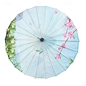 cheap Mr &amp; Mrs Wedding-Silk Cloth Parasol (33-inch Peony) - Chinese Japanese Style Paper Umbrella - For Weddings And Personal Sun Protection Asdf Christmas