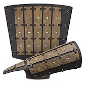 preiswerte Rüstung-Retro Vintage Punk &amp; Gothic Mittelalterlich Rüstung Armband Handgelenkstütze Wikinger Tempelritter Kreuzritter Ranger Schildmaid Bogenschießen Kostüm Herren Vikinger Fantasie Halloween Karneval