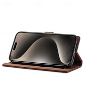 Χαμηλού Κόστους iPhone Θήκες-Θήκη τηλεφώνου για iPhone 16 iPhone 15 Pro Max iPhone 14 13 12 11 Pro Max Mini SE X XR XS Max 8 7 Plus θήκη πορτοφολιού μαγνητική θήκη πλήρους σώματος προστατευτική αναστρέψιμη TPU PU δέρμα