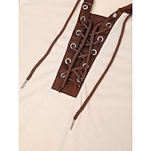 cheap Basic T shirts-Men&#039;s T Shirt Tee Top Long Sleeve Shirt Long Sleeve Hooded Spring &amp;  Fall Color Block Slim Pleated Fashion Designer Basic Lace up Patchwork Vacation Street Going out Black Army Green Beige Top Tee