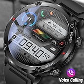 halpa Arvovalinnat-600 mAh suuri akku kello Miehille Älykello IP68 Vesitiivis älykello AMOLED HD-näyttö Bluetooth Puhelusporttirannekoru Valentine's Day -lahja