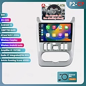 preiswerte Multimedia-Player für Autos-Für Renault Logan 1 Sandero Dacia Duster 2009–2015 Autoradio Multimedia Video Player Navigation Android 12 Stereo