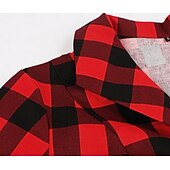 olcso Ruhák-Retró 1950-es Rockabilly Ruhák Swing ruha Kockás Jelmez Női Farsang Álarcos mulatság Hétköznapi viselet Lánybúcsú Felnőttek Ruha Hazatérő ruhák