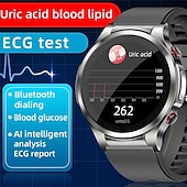 economico Smartwatch-696 W11PRO Orologio intelligente 1.32 pollice Intelligente Guarda Bluetooth ECG + PPG Monitoraggio della temperatura Pedometro Compatibile con Android iOS Da uomo Chiamate in vivavoce Promemoria di