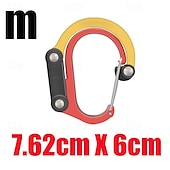 cheap Camping Accessories-Climbing Carabiner D Type Carabiner Hook Aluminium Alloy Hanging Carabin