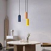 economico Design del Cilindro-lanterna a sospensione 1 luce 7 cm lampada a sospensione design metallo moderno 110-120v 220-240v