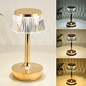 baratos Candeeiros de mesa-Candeeiro de mesa LED cogumelo com carregamento USB com design de interruptor de botão Candeeiro de mesa de três cores luz noturna decorativa mesa de cabeceira candeeiro noturno decoração interior para bar café quarto