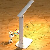 preiswerte Photobooth-Requisiten-Augenschutz-Schreibtischlampe, LED-Lernen, Studentenwohnheim, Aufladen, Leseschreibtisch, LED-Schreibtischlampe, klappbar, intelligente Schreibtischlampe, Schlafzimmer