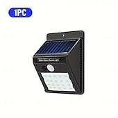 cheap Outdoor Wall Lights-Solar Motion Sensor Wall Light 20LEDs Tri-operating Modes IP65 Waterproof Outdoor Light for Yard Garden Fence Garage