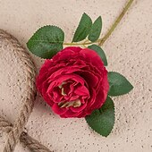 economico Il signor e la signora matrimonio-5 pezzi di rosa occidentale nucleo peonia singola testa fiore di simulazione decorazione della casa fiore artificiale fiore portatile di nozze