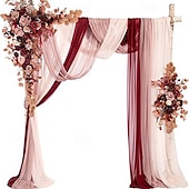preiswerte Herr und Frau Hochzeit-Hochzeitsbogen-Blumensimulationsblumen-Set mit fünf künstlichen Plaketten, Blumendekoration, Blumenarrangement
