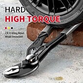 cheap Home Improvement-Water Pump Pliers Quick-Release Plumbing Pliers Pipe Wrench Adjustable Water Pipe Clamp Pliers Household Hand Tools Multi-functional Kitchen Sink Spanner Wrench That Defend Bath