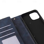 Недорогие Чехлы для iPhone-Чехол для iPhone 16 iPhone 15 Pro Max iPhone 14 13 12 11 Pro Max Mini SE X XR XS Max 8 7 Plus с кошельком и молнией с запястным ремешком подставка ретро TPU PU-кожа