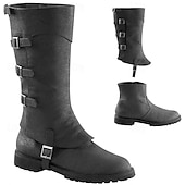 preiswerte Schuhe-Retro Vintage Mittelalterlich Renaissance Schuhe Gamaschen Stiefelüberzüge Pirat Ritter Wikinger Herren Damen Unisex Seeräuber Steampunk Halloween Karneval Maskerade Veranstaltung / Fest Maskerade