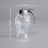 olcso Konyhai eszközök és kütyük-1db elegáns prés típusú méz adagoló - rendetlenségmentes szirup &amp; fűszeres üveg - konyhai dekoráció és kényelem