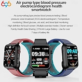 tanie Smartwatche-696 TK63 Inteligentny zegarek 1.91 in Inteligentny zegarek Bluetooth EKG + PPG Monitorowanie temperatury Krokomierz Kompatybilny z Android iOS Męskie Odbieranie bez użycia rąk Powiadamianie o