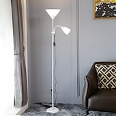 cheap LED Floor Lamp-Adjustable Black Floor Lamp with Reading Light Susan Modern Standing Lamp for Living Room/Office Lamp 72&quot; Tall - 150-watt with Side Reading Light Corner Lamp