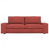 baratos Cobertura de Sofa-Capa de Sofá de Veludo de 3 Lugares Colcha de Veludo em Cor Sólida