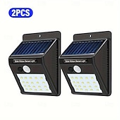 cheap Outdoor Wall Lights-Solar Motion Sensor Wall Light 20LEDs Tri-operating Modes IP65 Waterproof Outdoor Light for Yard Garden Fence Garage