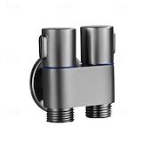 economico Gadget bagno-mini doccia a doppio comando, spruzzatore per bidet per WC portatile, kit spruzzatore per bidet per WC da bagno