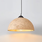 economico Luci Isola cucina-Lampada a sospensione in resina wabi-sabi per cucina, sala da pranzo, lampadario a isola b &amp;b camera da letto lampada a sospensione personalità creativa ristorante semicircolare bar lascia cadere