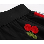 levne Spodní části-Retro 50. léta Rockabilly Sukně Tylová sukně Ovoce Dámské předvečer Všech svatých Plesová maškaráda Svatební host Čajový dýchánek Běžné / Denní Dospělí Sukně