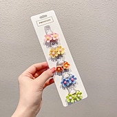 ieftine Elastice de Păr-Copii Unisex Accesorii de Păr Floral 9#Flori set 10 piese 3# Set de flori violete