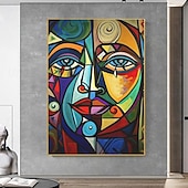 preiswerte Gemälde mit Menschen-handgemaltes Ölgemälde Pablo Picasso, berühmtes Gemälde aufgerollte Leinwand, berühmtes Mädchen, Leinwandkunst, kein gerahmtes Wandkunstgemälde, Heimwanddekoration