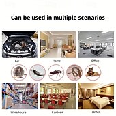 voordelige Auto-interieur accessoires-8 stks auto knaagdier afstotend multifunctioneel thuis knaagdier afstotend insectenwerend middel draagbare installatie auto knaagdier afstotend