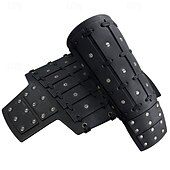 preiswerte Rüstung-Retro Vintage Punk &amp; Gothic Mittelalterlich Rüstung Armband Handgelenkstütze Wikinger Tempelritter Kreuzritter Ranger Schildmaid Bogenschießen Kostüm Herren Vikinger Fantasie Halloween Karneval