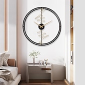 halpa Seinäkoristeet-moderni kodin sisustus muoti hiljainen kello olohuone tv seinäpersoonallinen seinäkello taidekoristelu seinäkello 60 cm