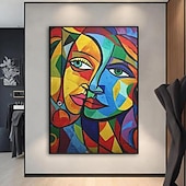 preiswerte Gemälde mit Menschen-handgemaltes Ölgemälde Pablo Picasso, berühmtes Gemälde aufgerollte Leinwand, berühmtes Mädchen, Leinwandkunst, kein gerahmtes Wandkunstgemälde, Heimwanddekoration
