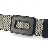 cheap Men's Belt-Men's Belt Nylon Belt Reversible Belt Hollow-out Rotating Buckle Alloy Durable Adjustable Plain Red Kakhi Outdoor Daily Waist Belt