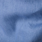 preiswerte Business Casual-Herren Hemd leinenhemd Hemd aus Baumwollleinen Sommerhemd Strandhemd Knopfhemd Glatt Hawaiianisch Festtage Blau Dunkelblau Langarm Kargen Frühling &amp; Herbst Bekleidung Spleißen