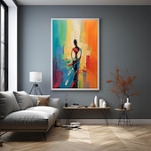 preiswerte Gemälde mit Menschen-Großes handgemaltes Pattle-Messer-Ballett-Ölgemälde einer tanzenden Frau, tanzendes Mädchen-Ölgemälde, Kunst auf Leinwand, tanzende Mädchen-Wandkunst, abstraktes Gril-Gemälde für Schlafzimmer,