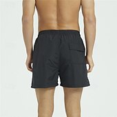 お買い得  メンズアクティブショーツ-男性用 スウェットショーツ ショーツ スポーツ 日常 速乾性 快適 ポケット ドローストリング 弾性ウエスト 平織り ショート 体操服 カジュアル アクティブウェア ブラック ホワイト マイクロエラスティック
