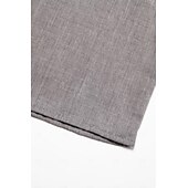 voordelige Overhemden-Dames Katoenen linnen overhemd Blouse Effen Basic Lange mouw V-hals Normale tops Werk Casual Knop Zak Zwart Wit Rood Khaki Grijs Zomer Lente