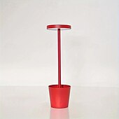 cheap Table Lamps-Cordless Table Lamp  with Flower Basket Design  3-Levels Brightness Stepless Dimming Table Light Rechargeable Battery Powered LED Desk Lamp for Restaurant/Home/Patio