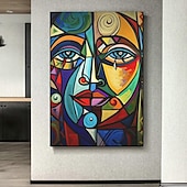 preiswerte Gemälde mit Menschen-handgemaltes Ölgemälde Pablo Picasso, berühmtes Gemälde aufgerollte Leinwand, berühmtes Mädchen, Leinwandkunst, kein gerahmtes Wandkunstgemälde, Heimwanddekoration